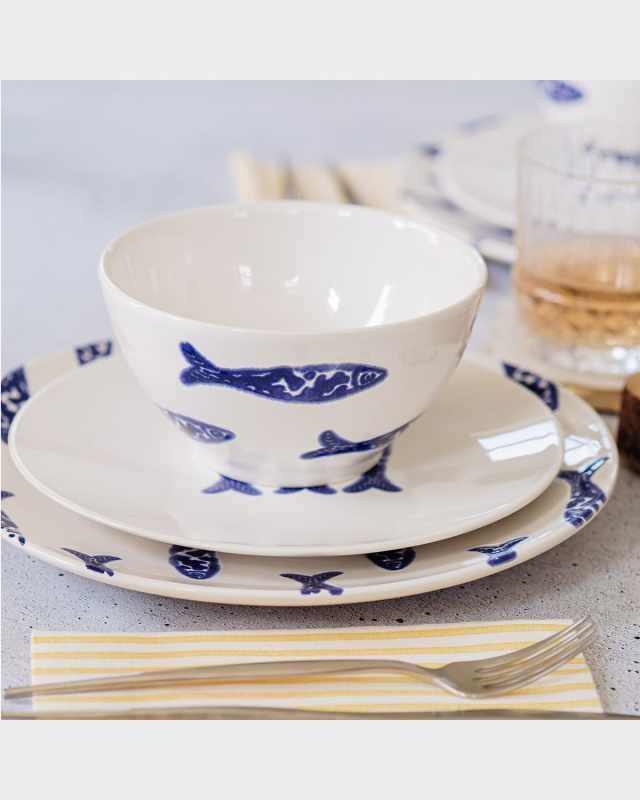 Santorini Minnows Cereal Bowl